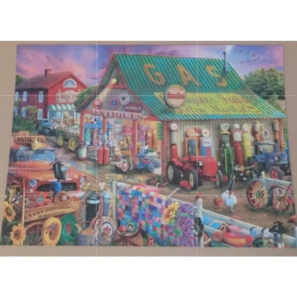 Buffalo Games Puzzle 1000 Piece Antique Market Country Life